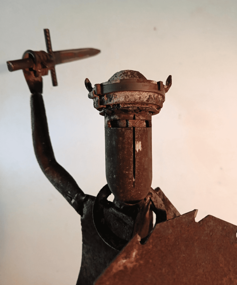 Sculpture en métal soudé